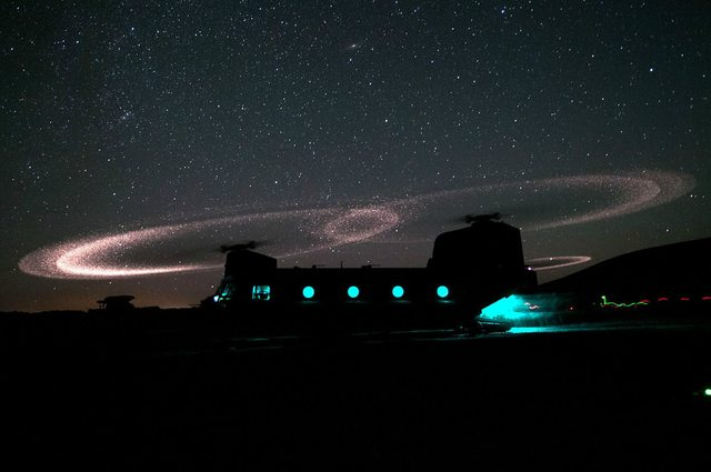 Chinook at night 331