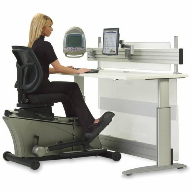 Elliptical Office Desk 4375