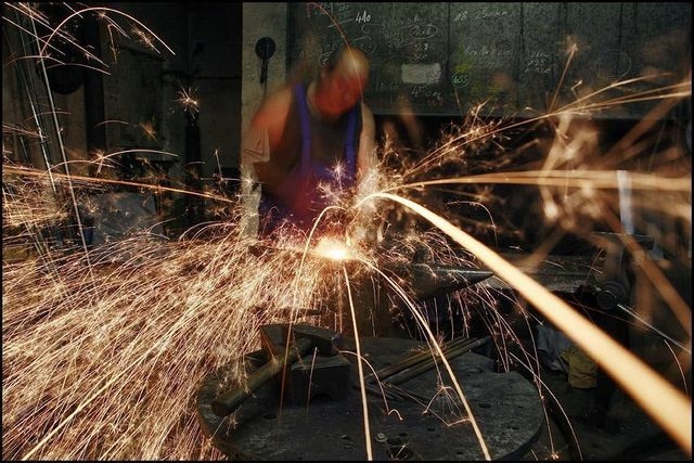 Blacksmith at work 8yw47y4w7