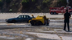 LA debuts first firefighting robot in the country, deploys it in