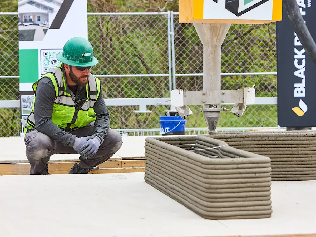 See how a huge 3D printer is going to build 200 concrete homes in Virginia’s tech hub within the next 5 years