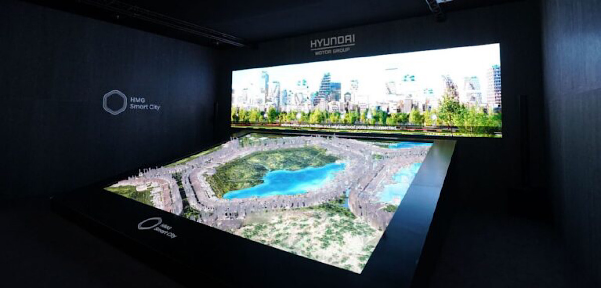 Hyundai shows off smart city concept incorporating underground autonomous networks
