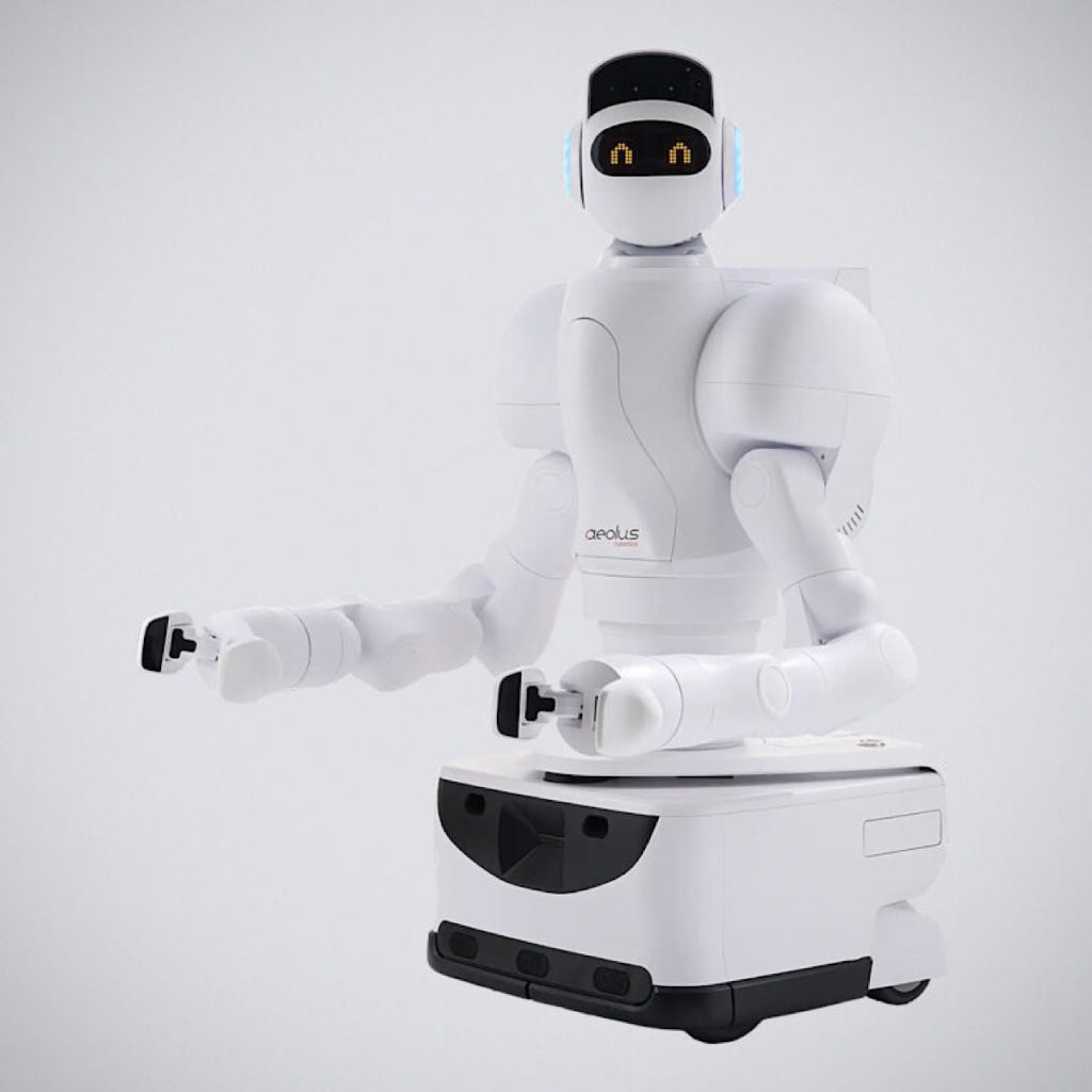 Aeolus Debuts Autonomous Dualarm Humanoid Robot at CES2023 Impact Lab