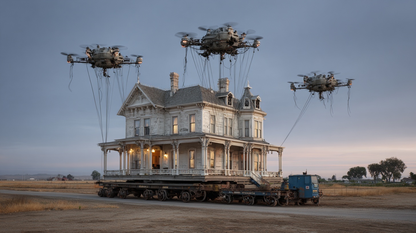 The Drones That Will Pick Up Your House and Move It